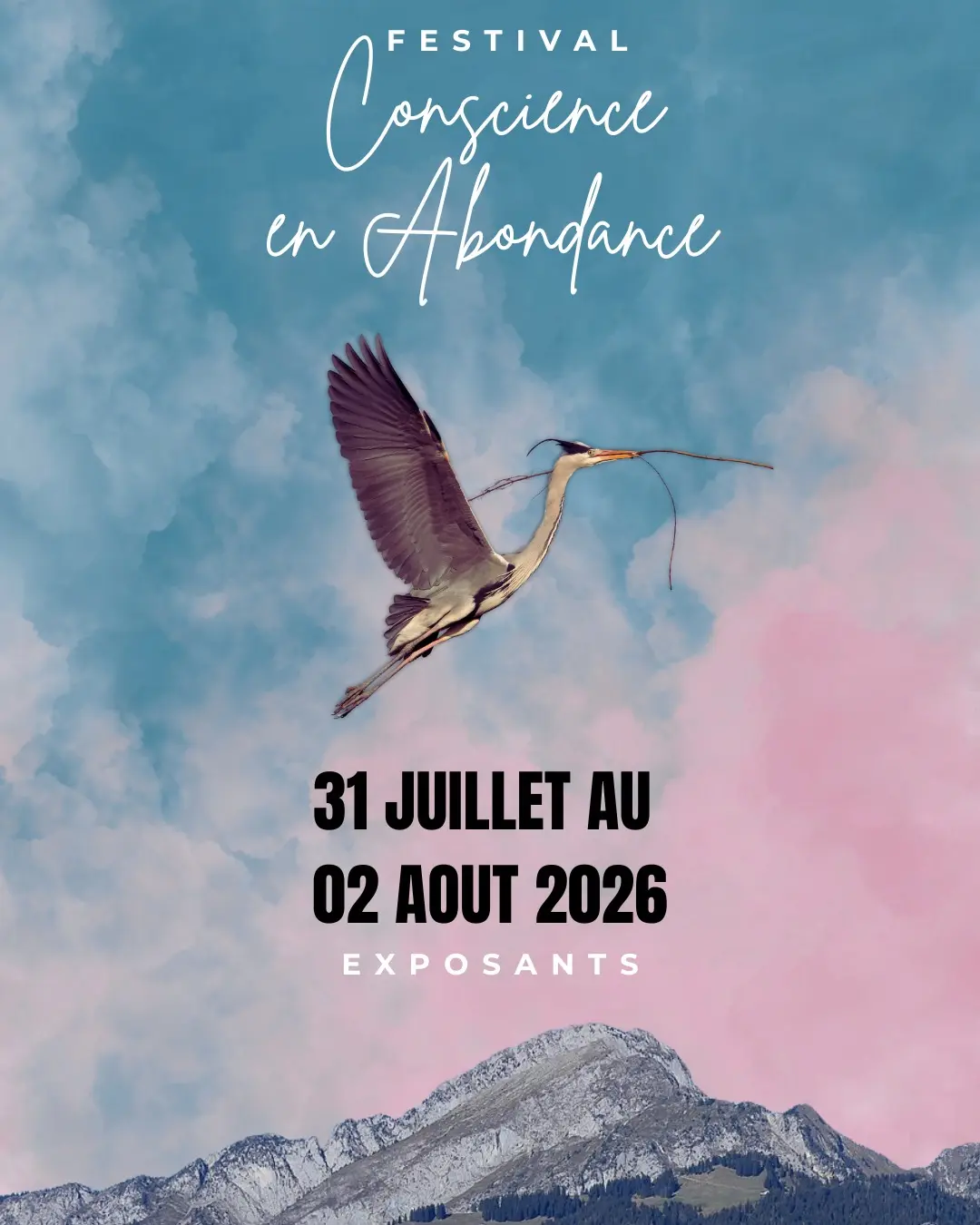Affiche festival Conscience en Abondance