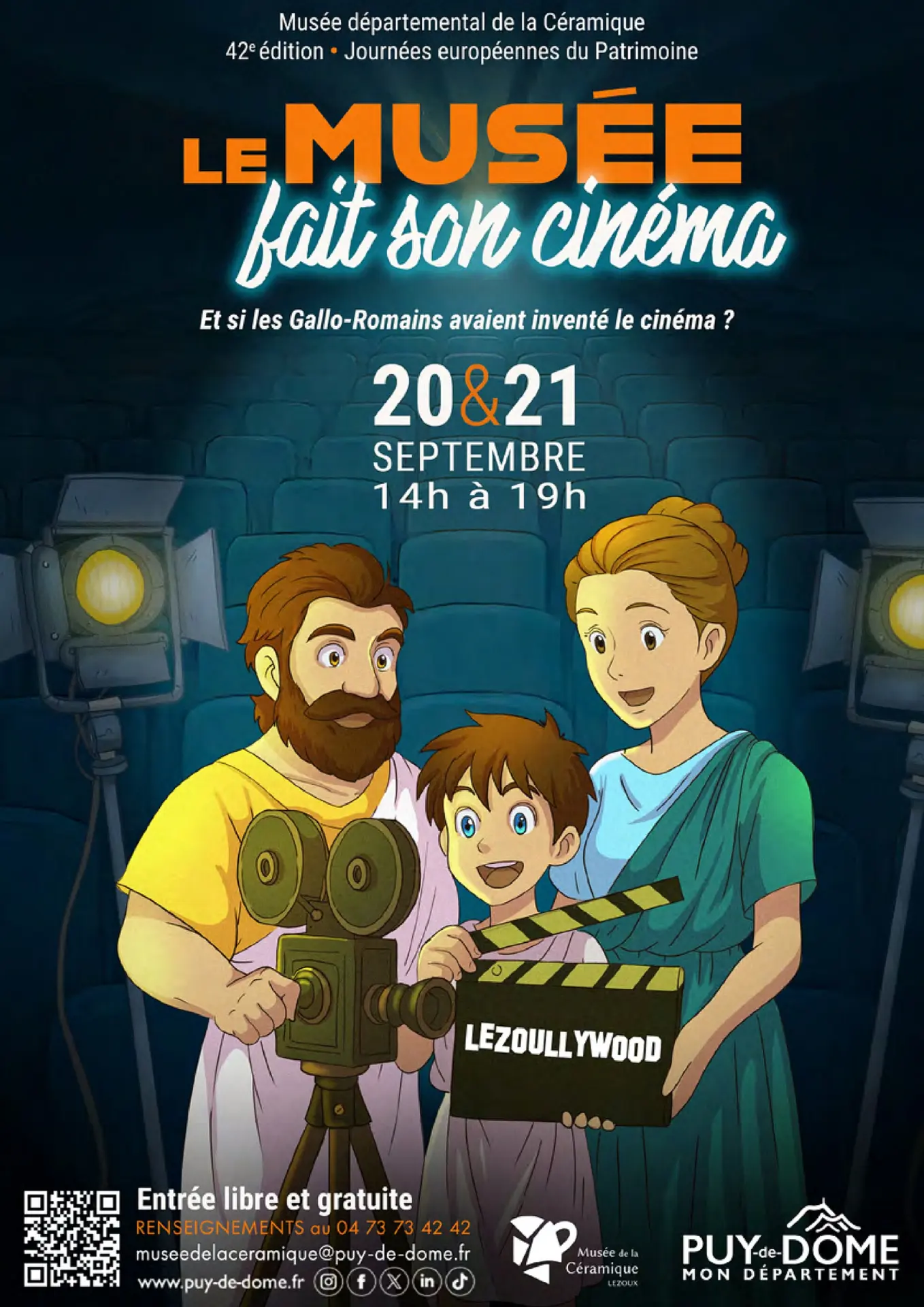 Le musée fait son cinéma_animations pour les Journées du Patrimoine