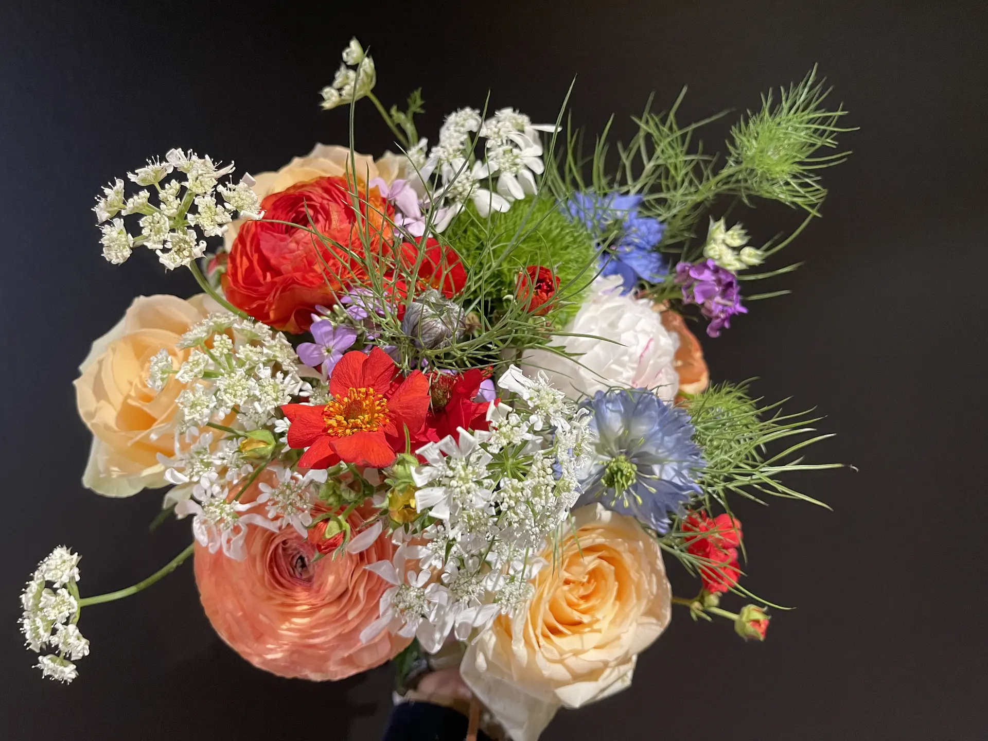 Composition florale par Marguerite et Compagnie
