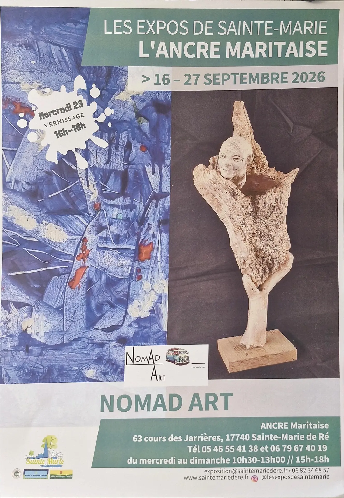affiche expo Nomad Art