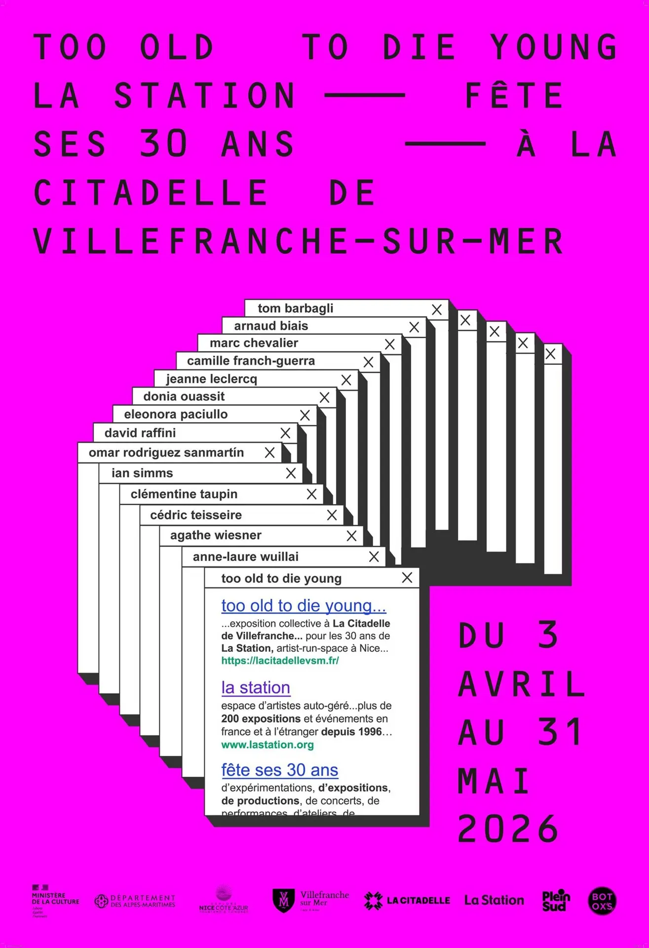 Exposition Too Old to Die Young_Villefranche-sur-Mer