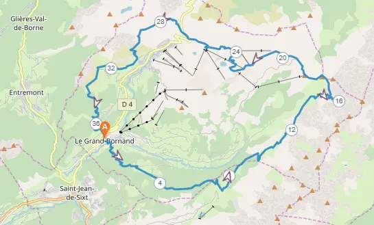 carte itinéraire