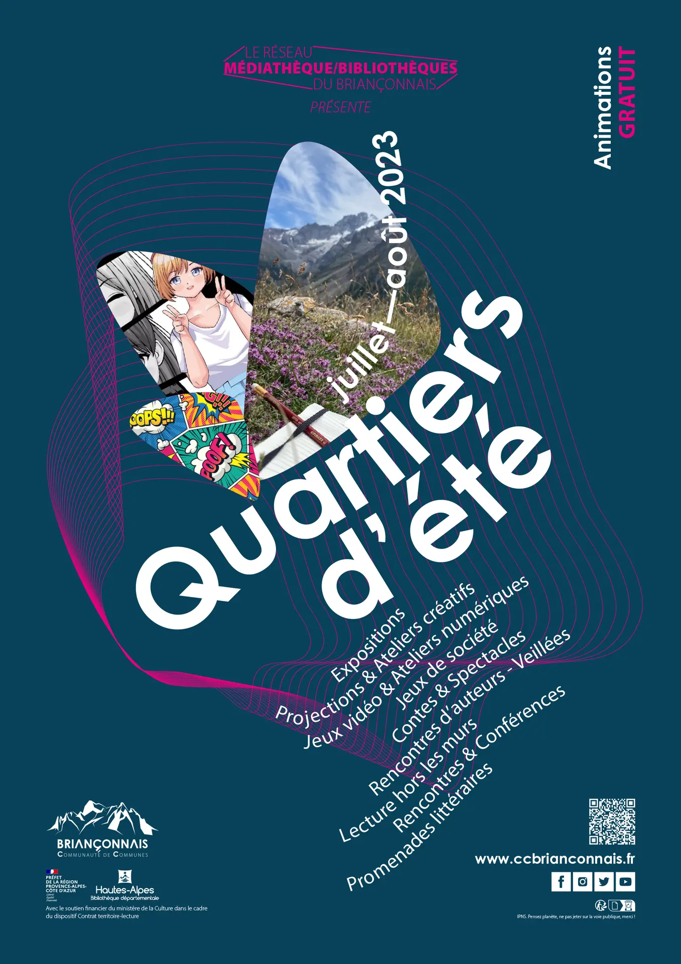 Affiche quartiers d'été