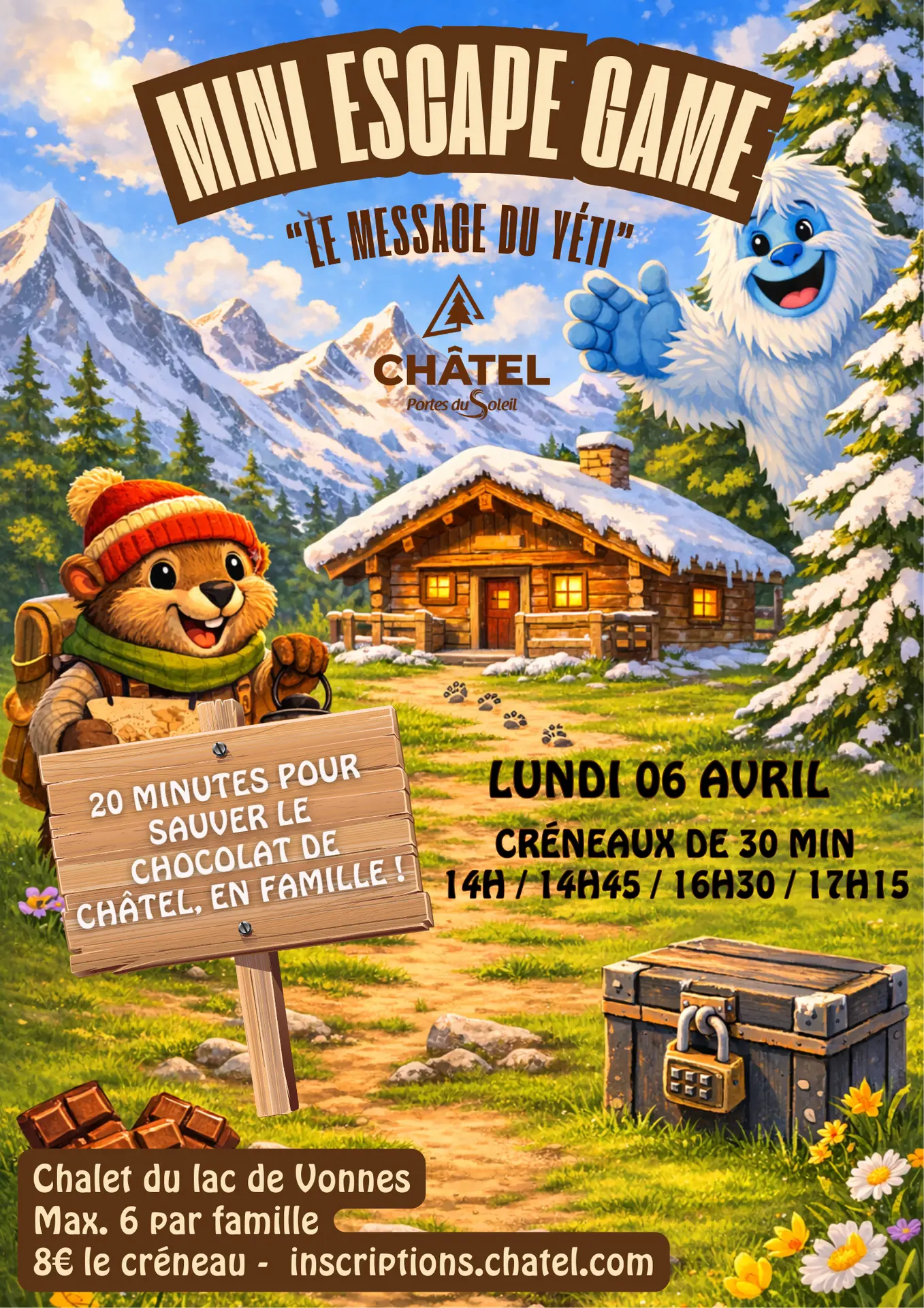 Mini escape game Le message du Yéti_Châtel