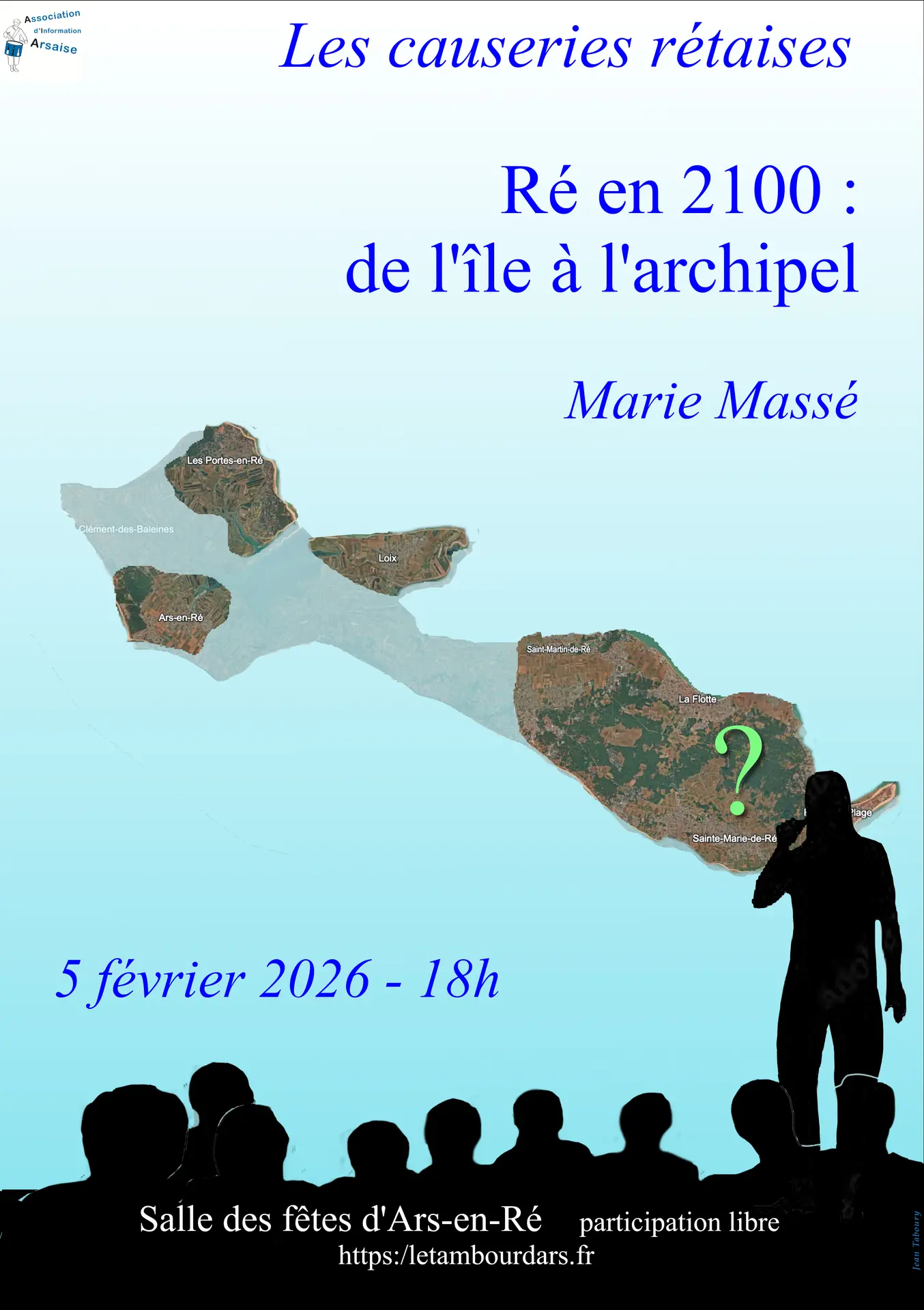 Affiche de la causerie rétaise du 5 février