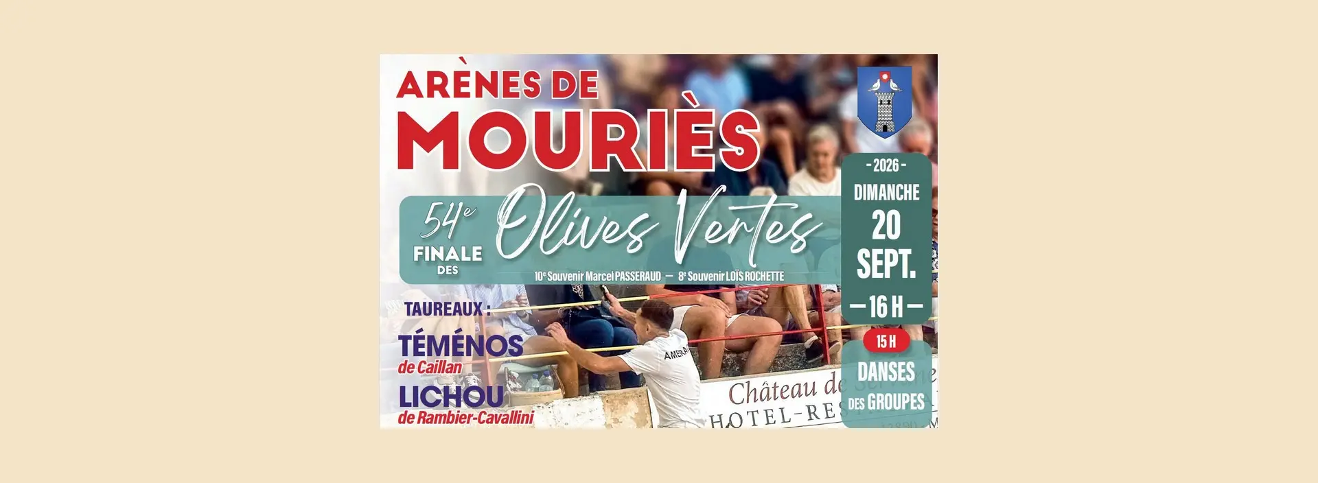 Thumbnail Camargue bull race: Green Olives Final in Mouriès 20.09.26