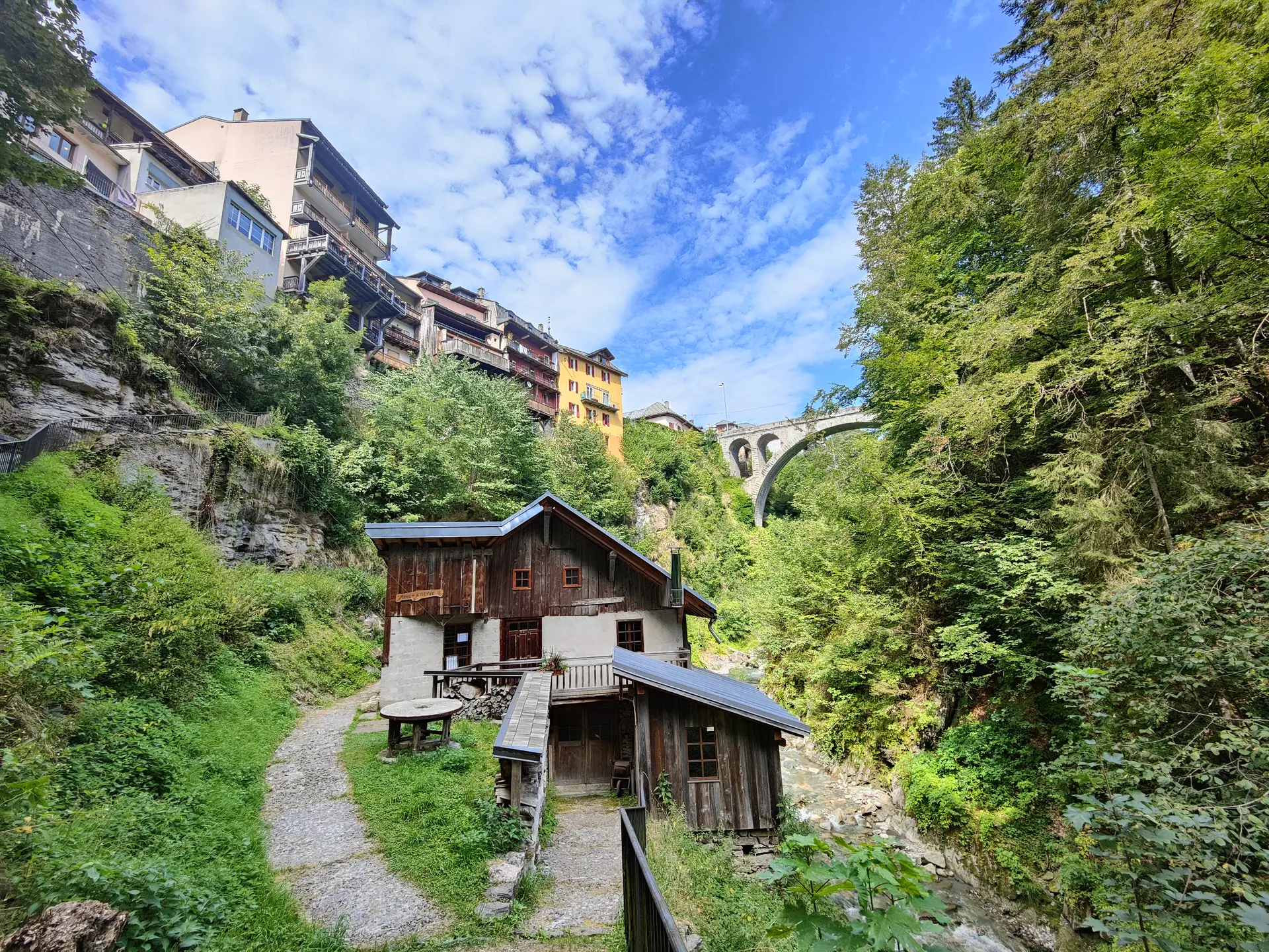 Moulin à tienne de l'extérieur