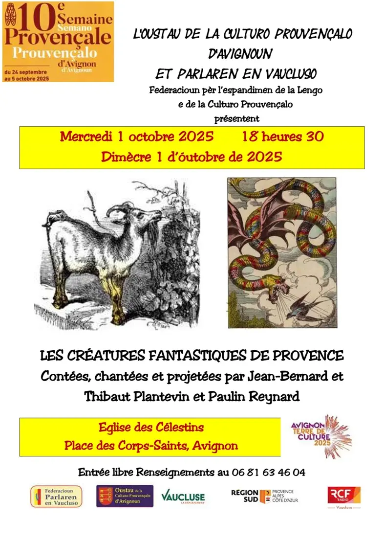 Les créatures fantastiques de Provence