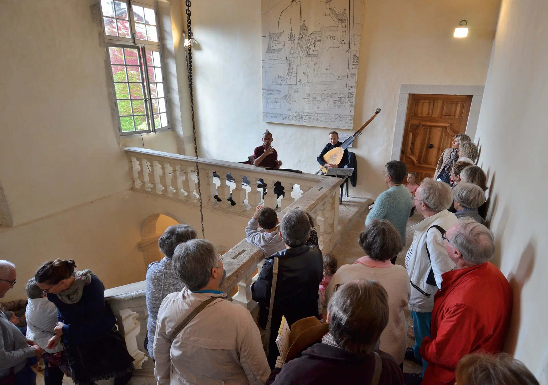 visite musicale de l'Abbaye d'Ambronay