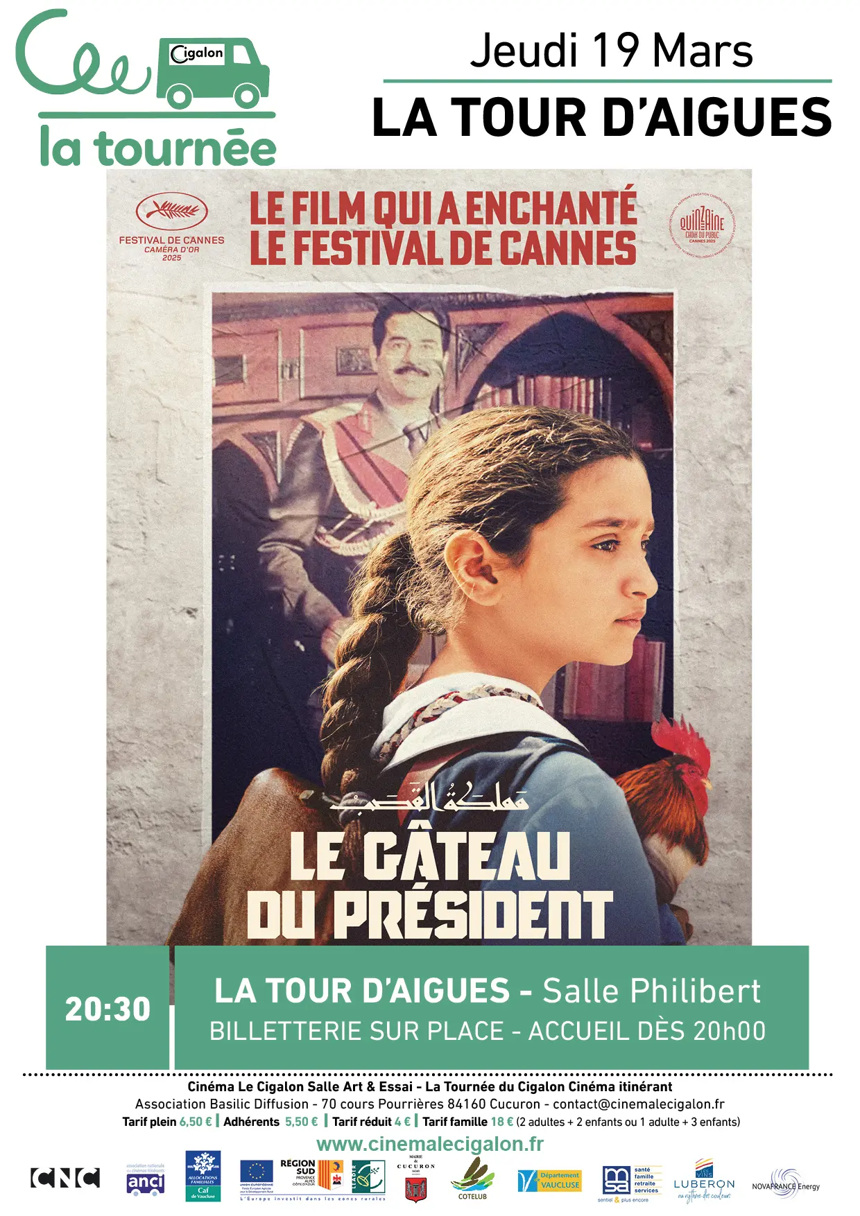 La Tournée du Cigalon à La Tour d'Aigues :  Le gâteau du Président_La Tour-d'Aigues