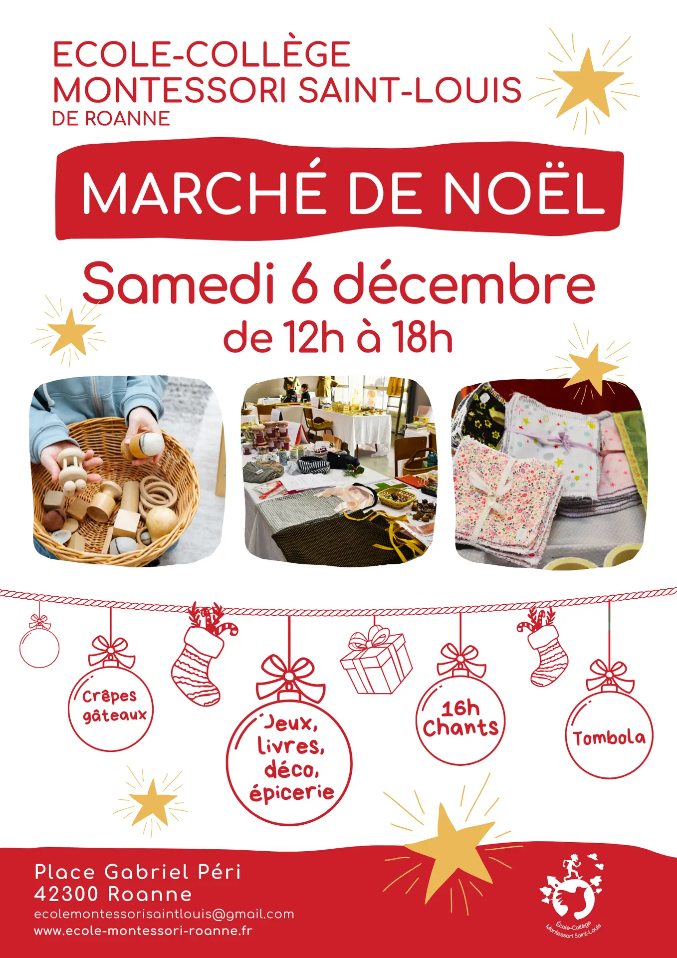 Marché de Noël de l'école Montessori Saint-Louis