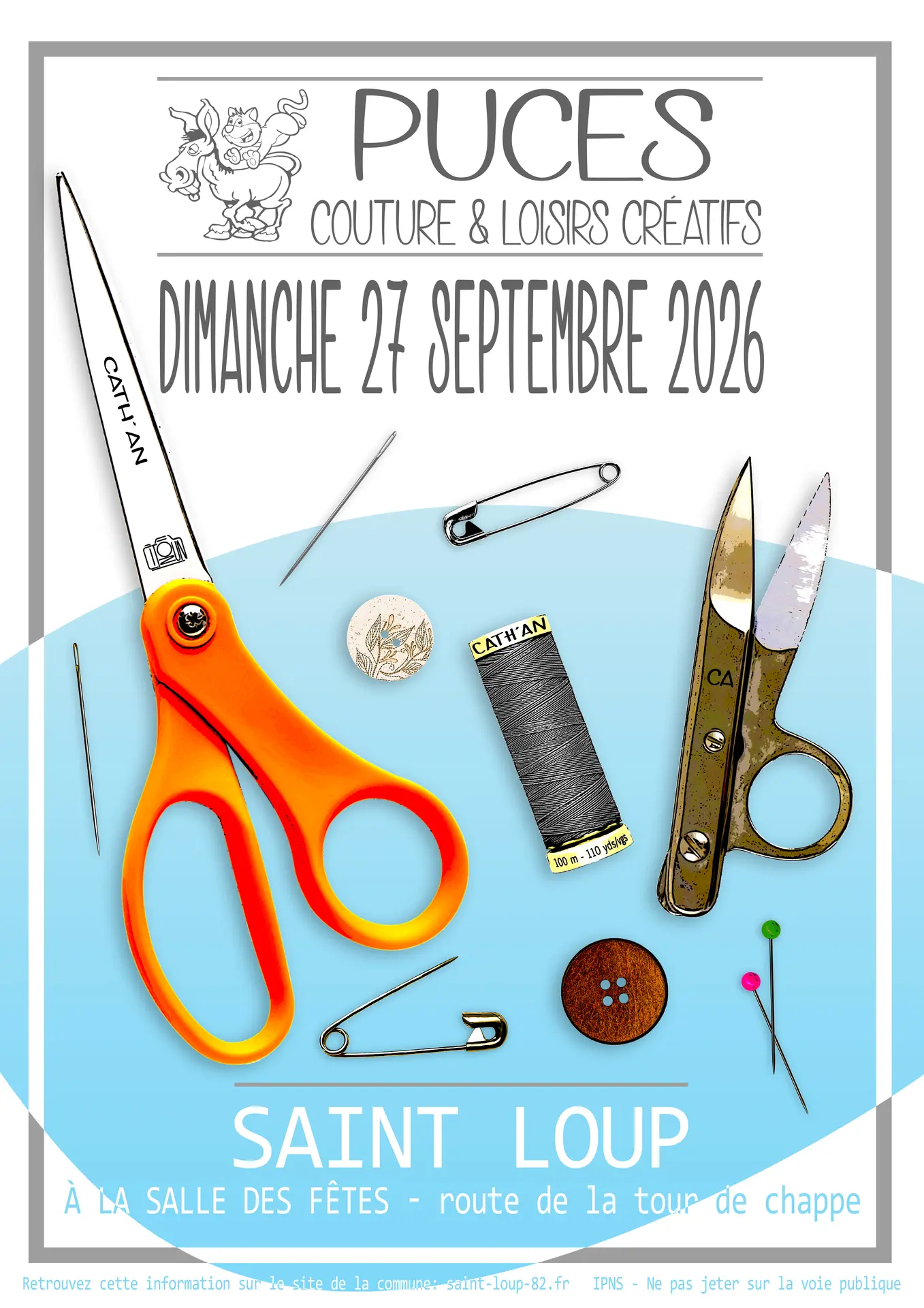 PUCES COUTURE & LOISIRS CREATIFS
