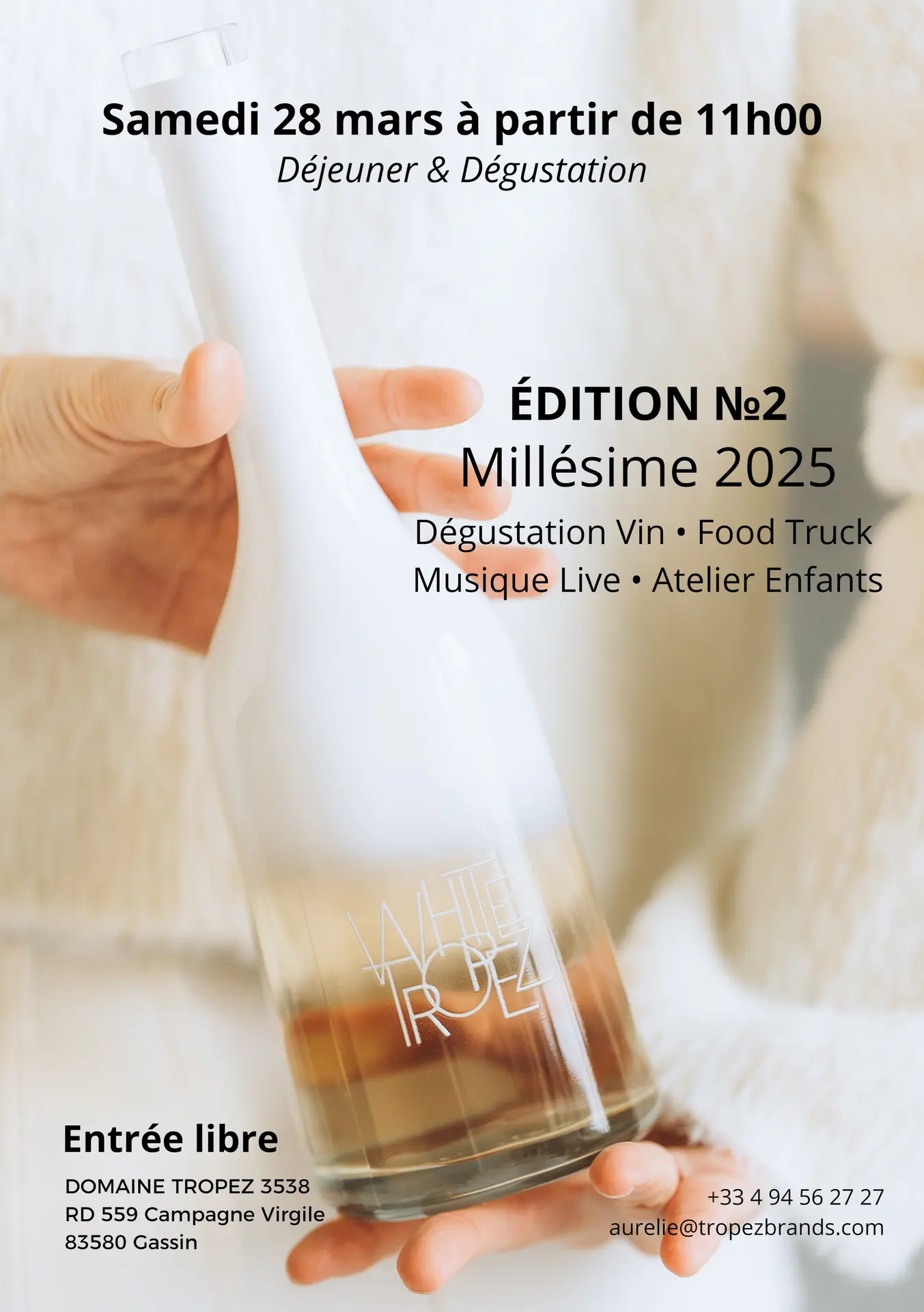 Millésime 2025 du Domaine Tropez