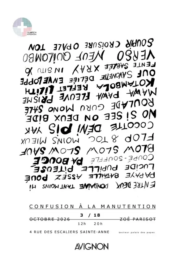 Zoé Parisot - Confusion à la Manutention_Avignon