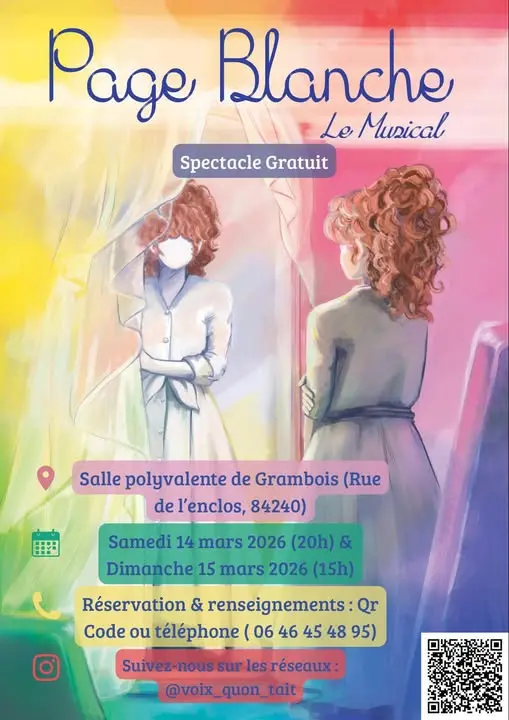 Comédie musicale Page blanche à Grambois !_Grambois