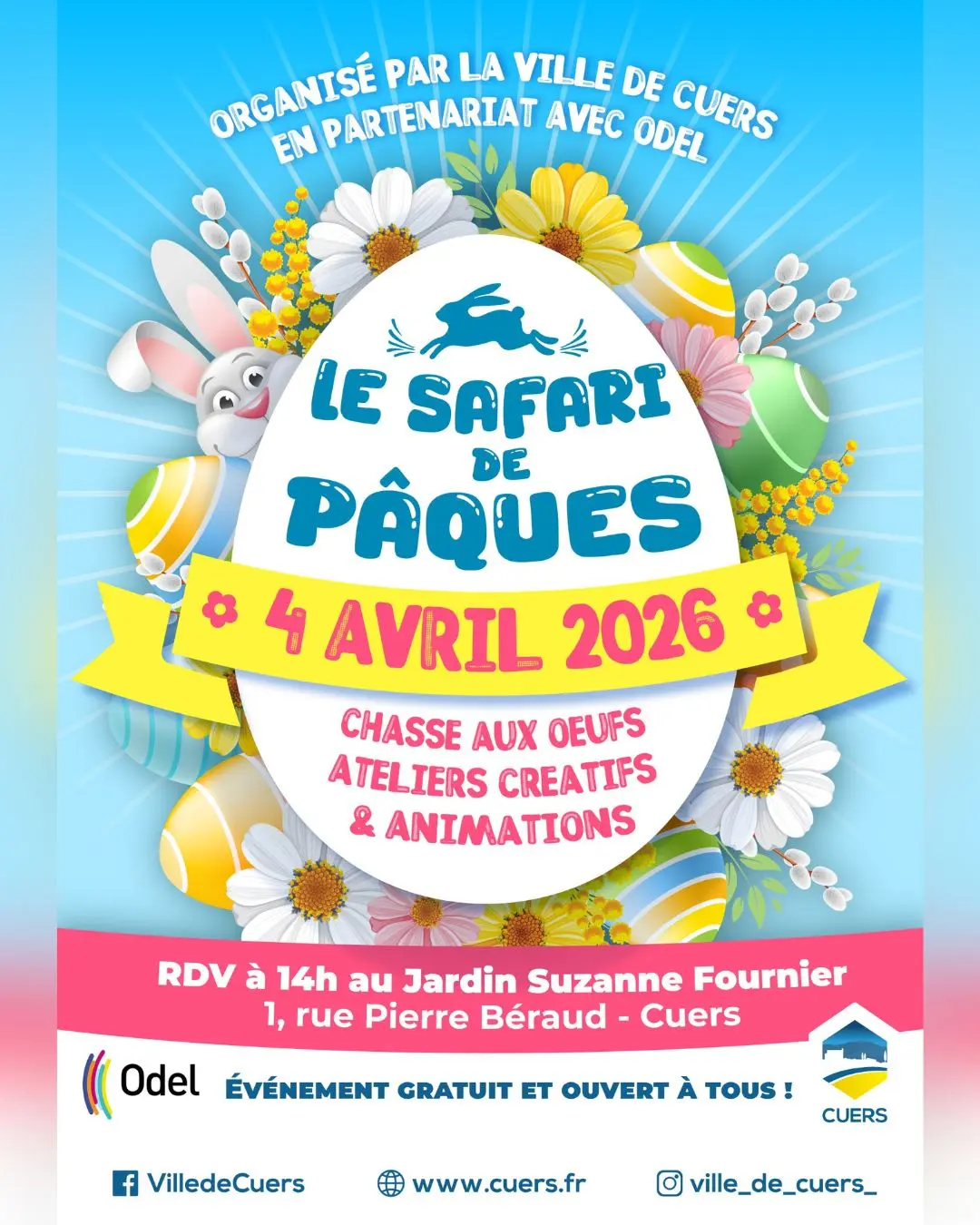 Chasse aux œufs - Le safari de Pâques