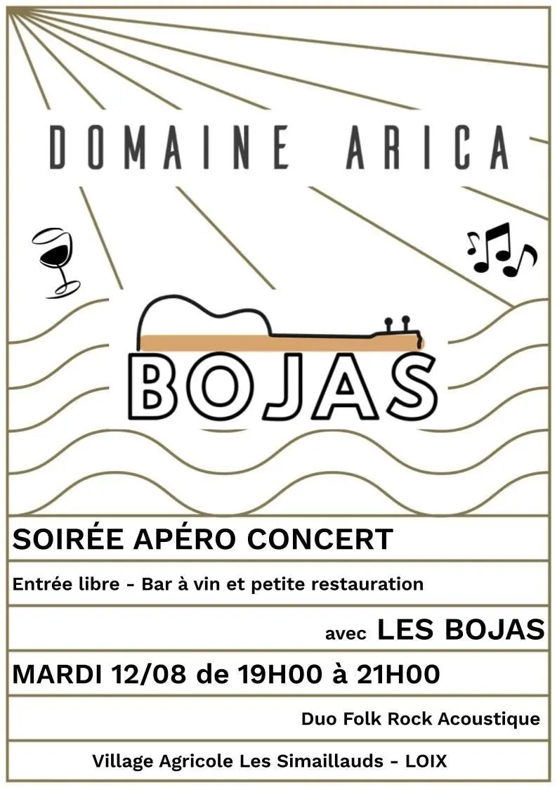 Concert au Domaine Arica_Loix