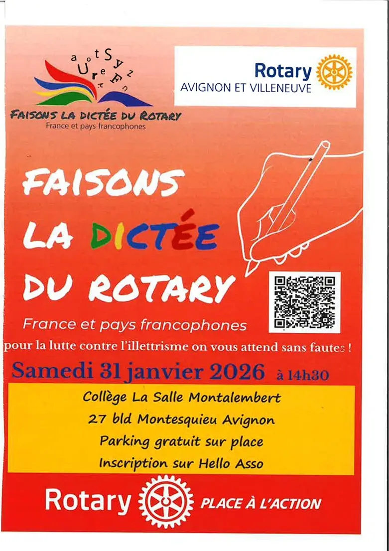 La dictée du Rotary_Avignon
