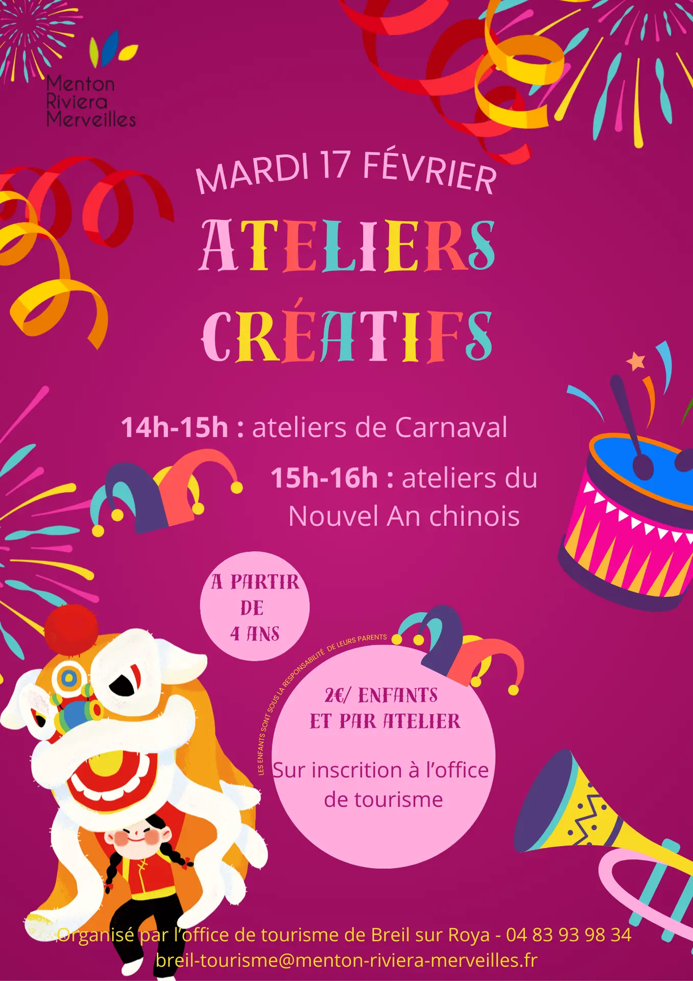 Ateliers créatifs pour enfants_Breil-sur-Roya