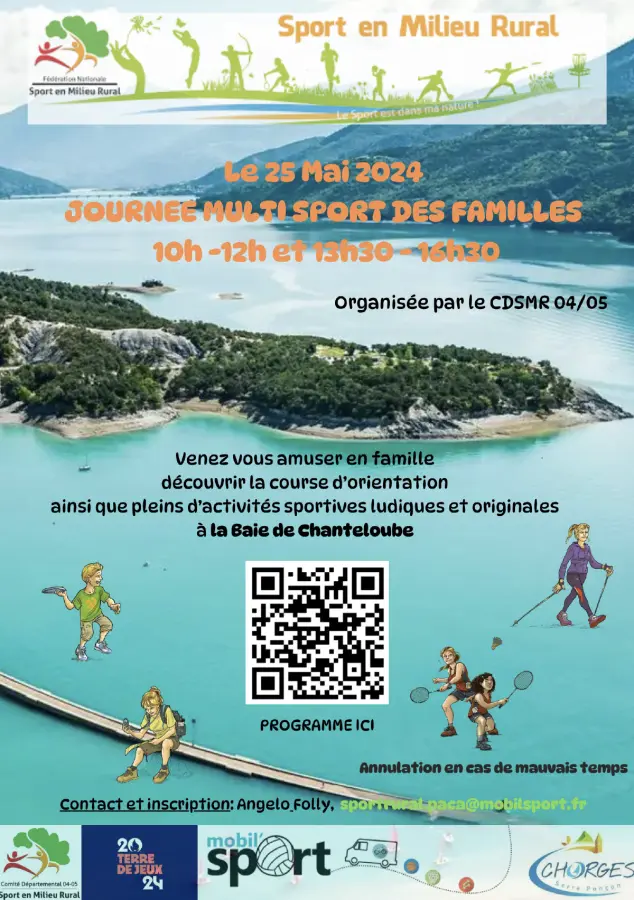 Journée multi-sport des familles Chanteloube CHORGES