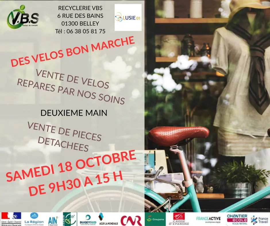 Vente de vélos à la Recyclerie_Belley