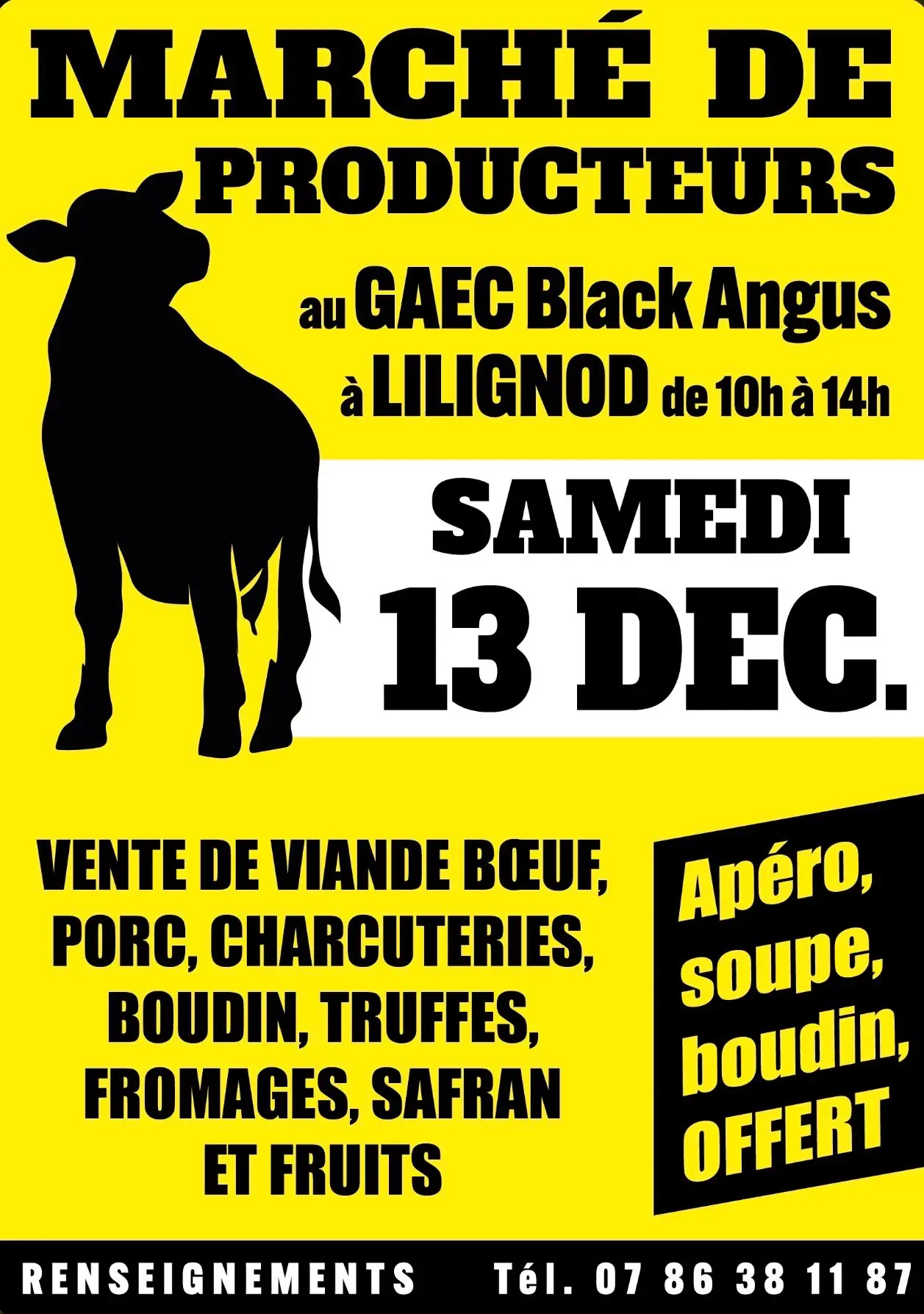 Marché de producteurs au GAEC Black Angus à Lilignod_Champagne-en-Valromey