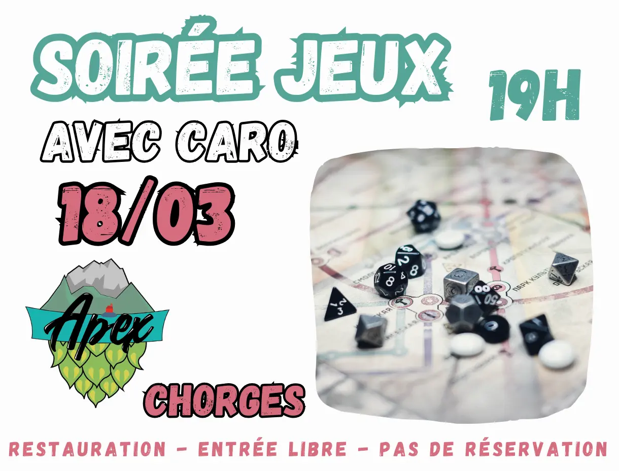 Soirée jeux CHORGES