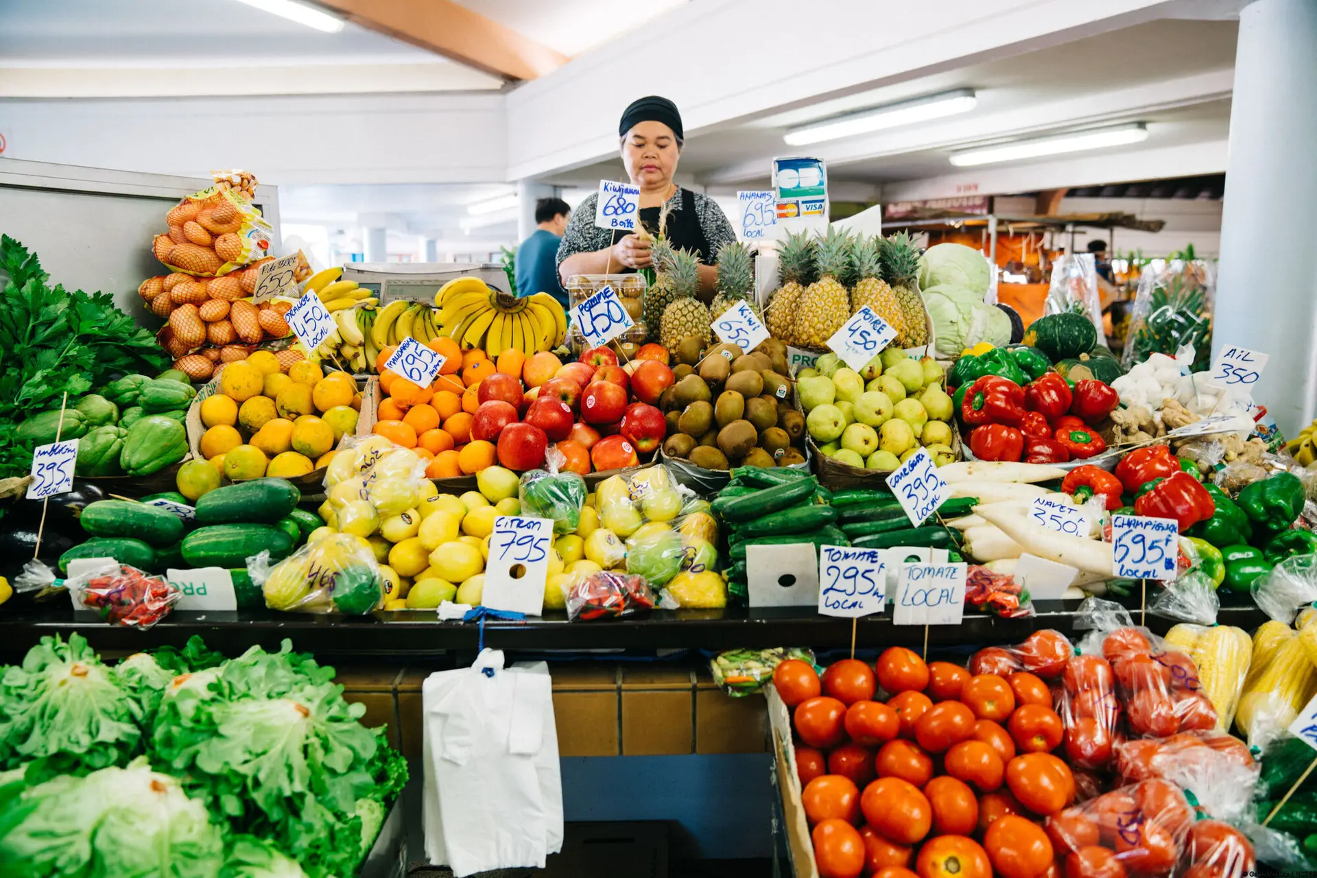 Fruit and Vegetables at the Noumea Municipal Market