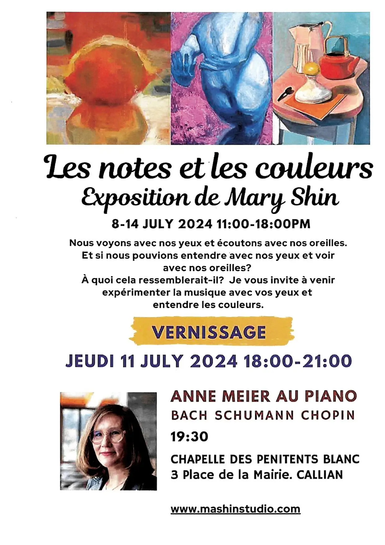 Exposition les Notes et les couleurs
