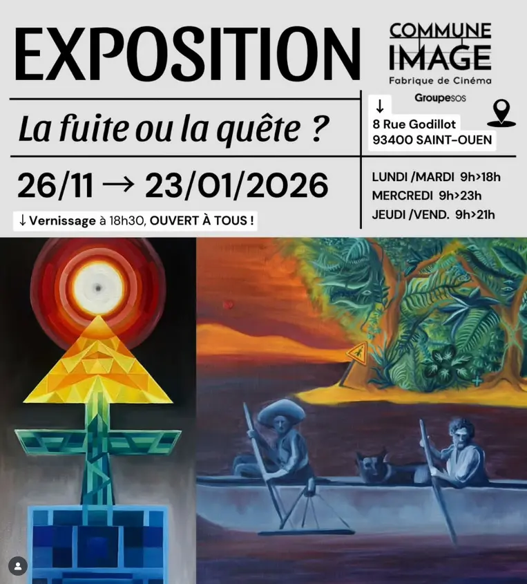 Exposition La fuite ou la quête ?