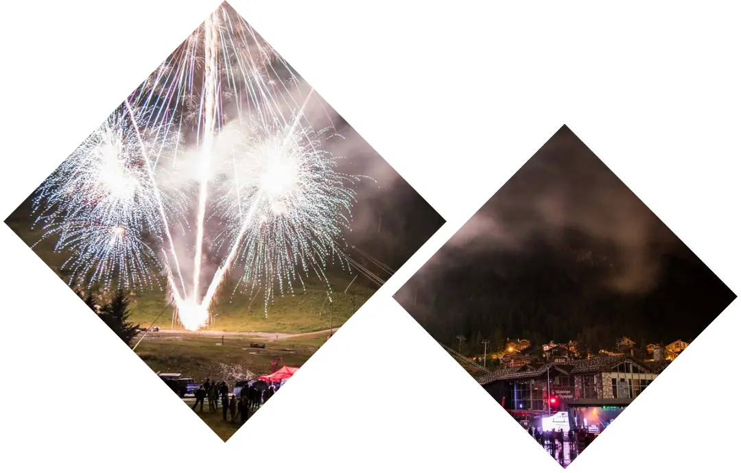 Photo portrait - Feux d'artifice