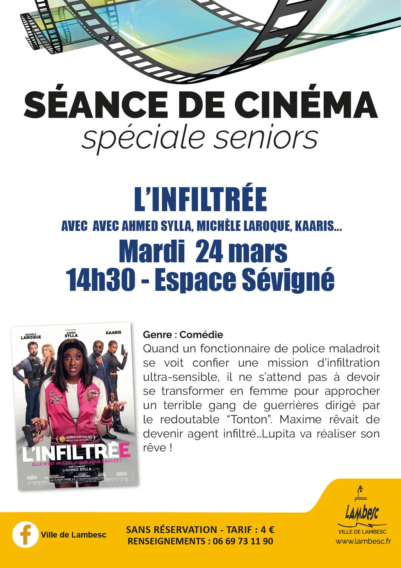 Ciné Seniors - L'infiltrée_Lambesc