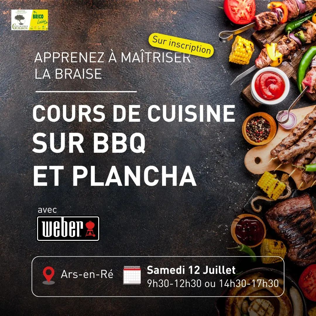 Cours de cuisine au barbecue et à la plancha