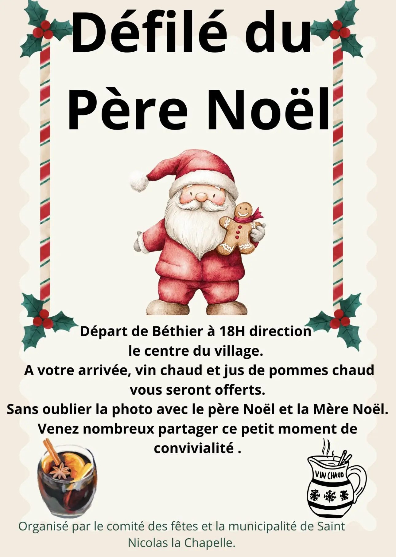 Arrivée du Père Noël