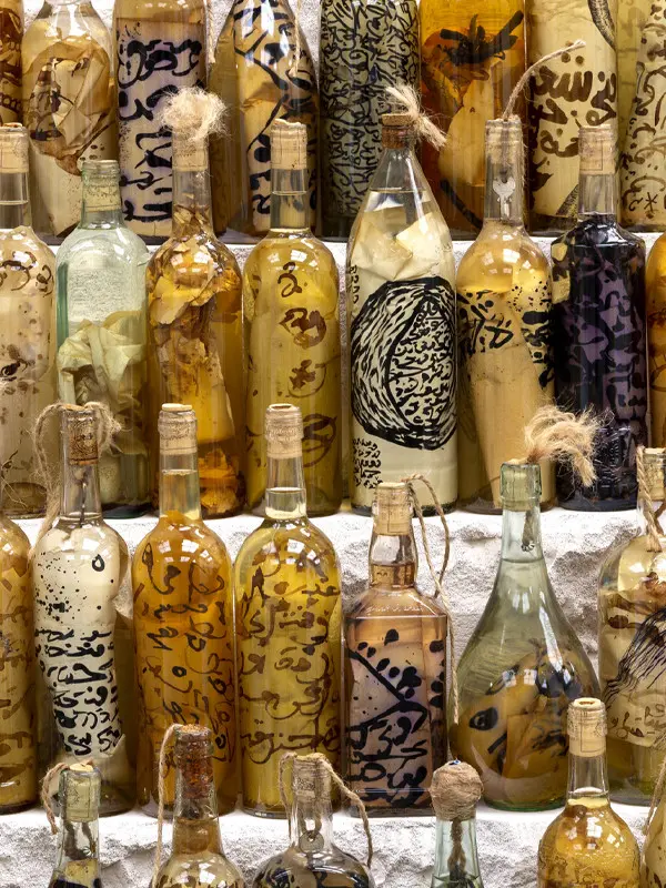 Aïcha Snoussi_Memorial to the drowned_2021. Détail. Crédit Marc Domage