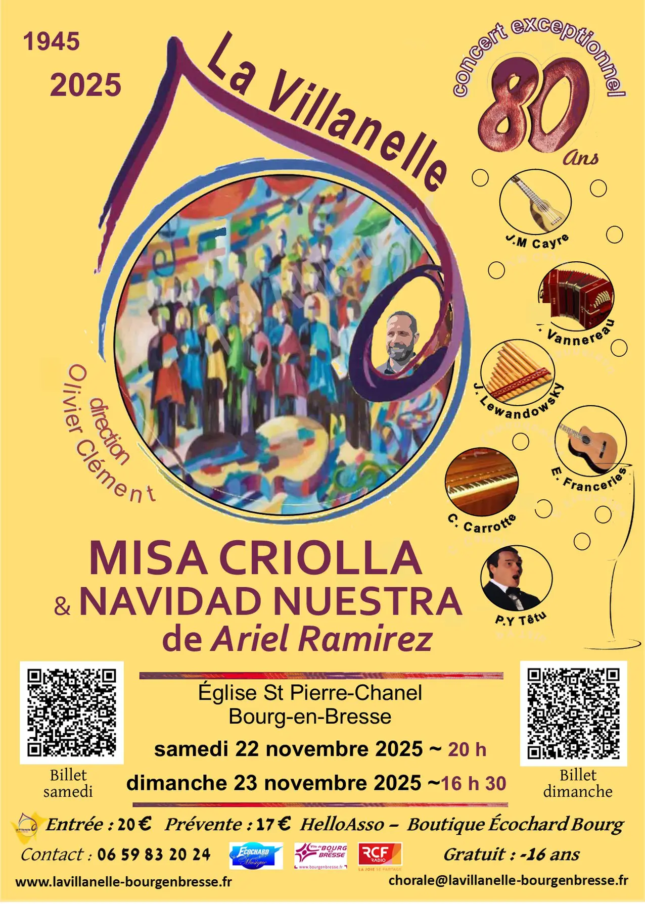 Affiche CONCERT MISA CRIOLLA
