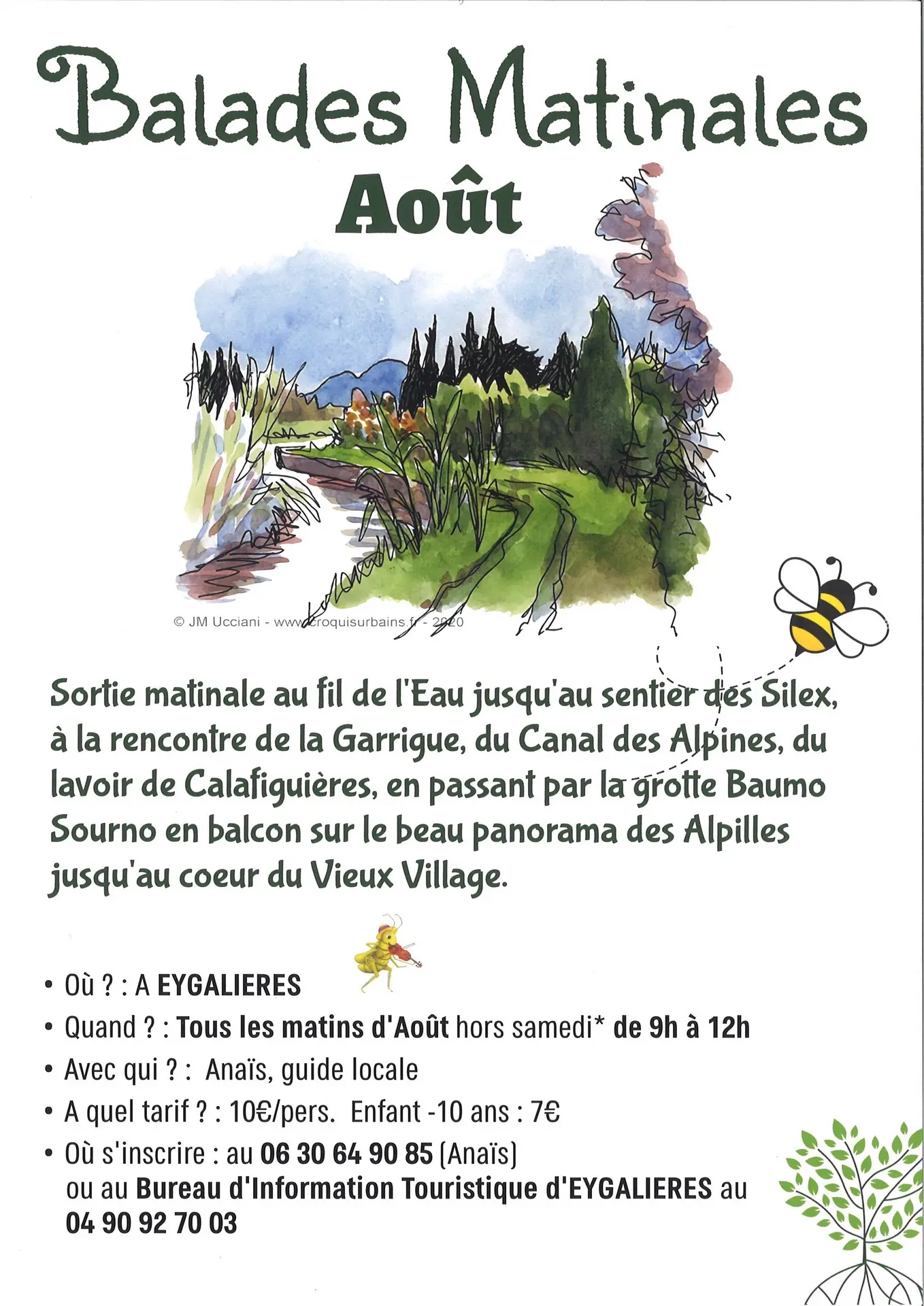 Excursion 'Au Fil de l'Eau' à Eygalières_Eygalières_01.08 au 31.08.25