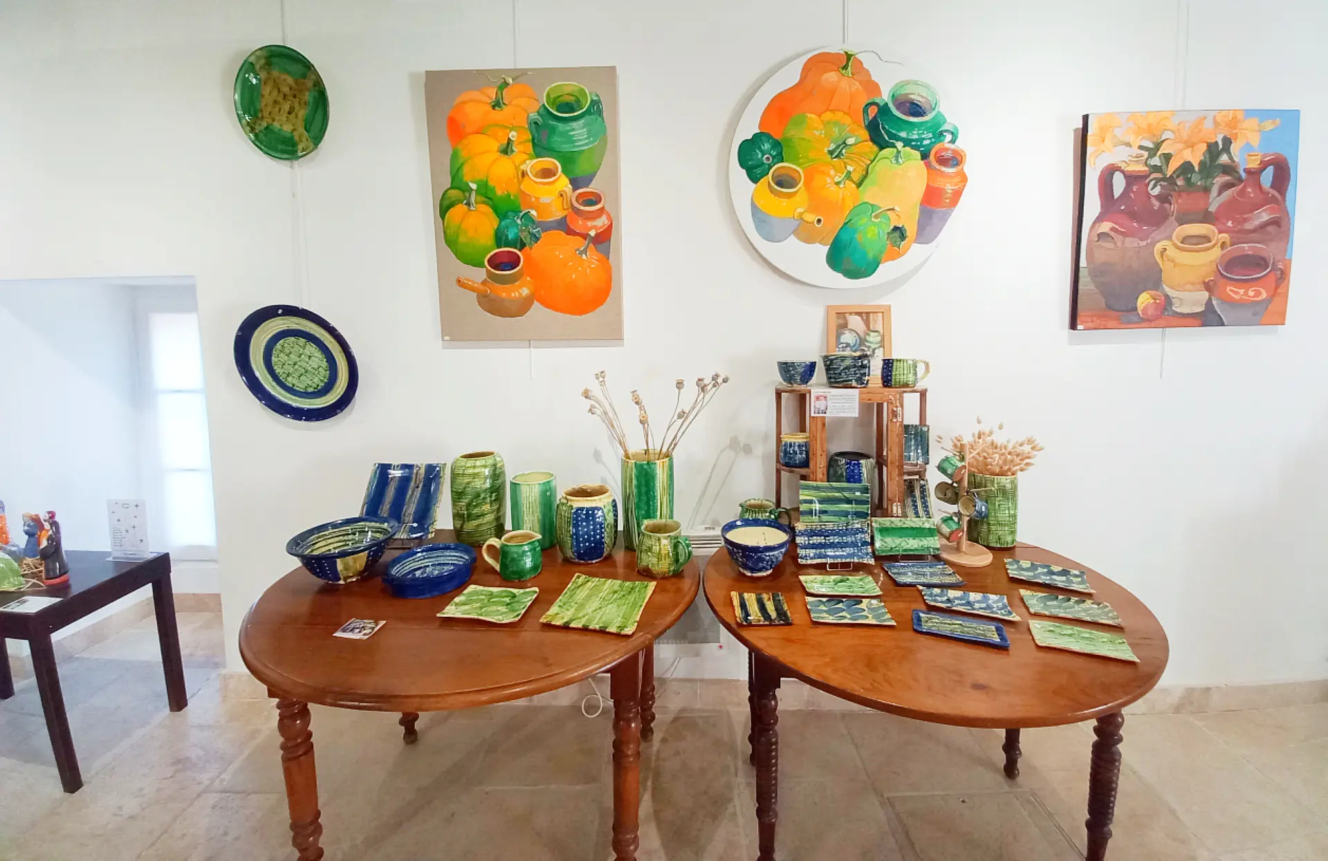 Décembre à Moustiers : expo-vente