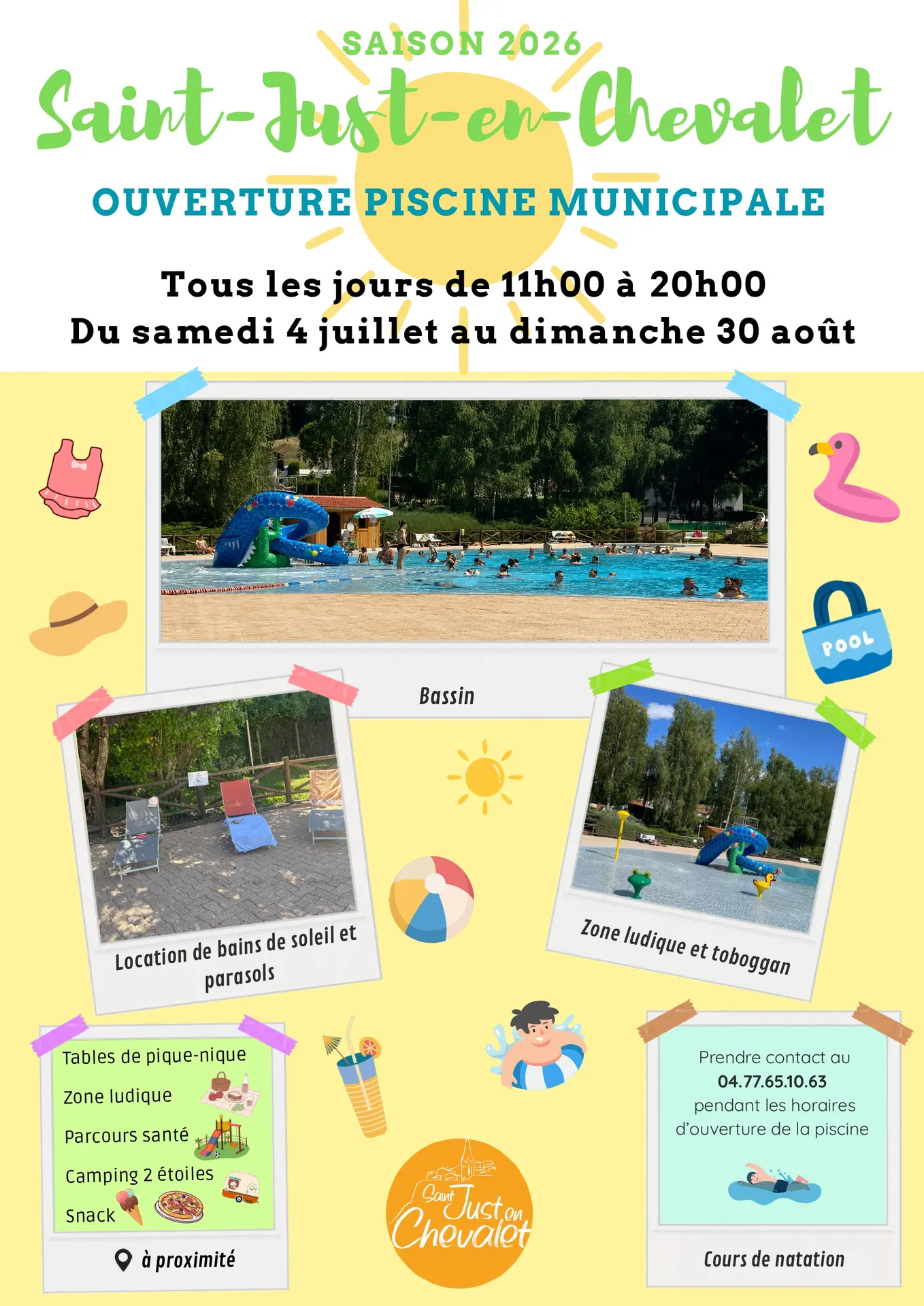 Affiche piscine