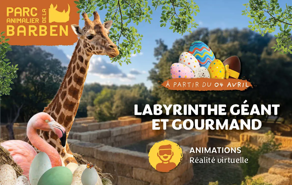 Vacances de Pâques - Parc animalier de La Barben