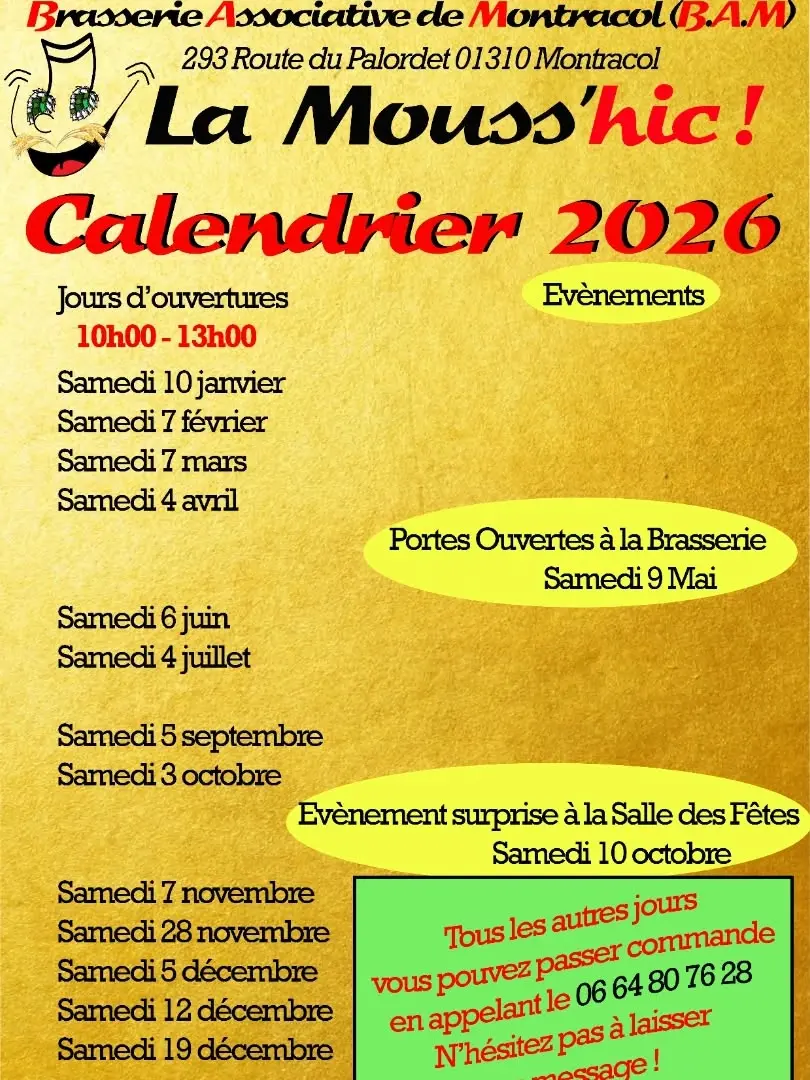 Affiche La Mouss'hic ! 2026