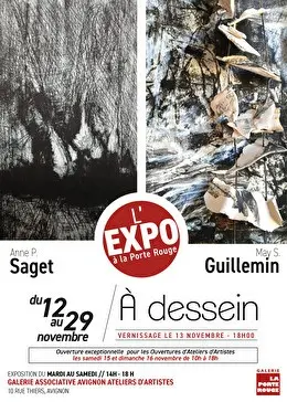 « À dessein » - Anne P. Saget et May S. Guillemin_Avignon