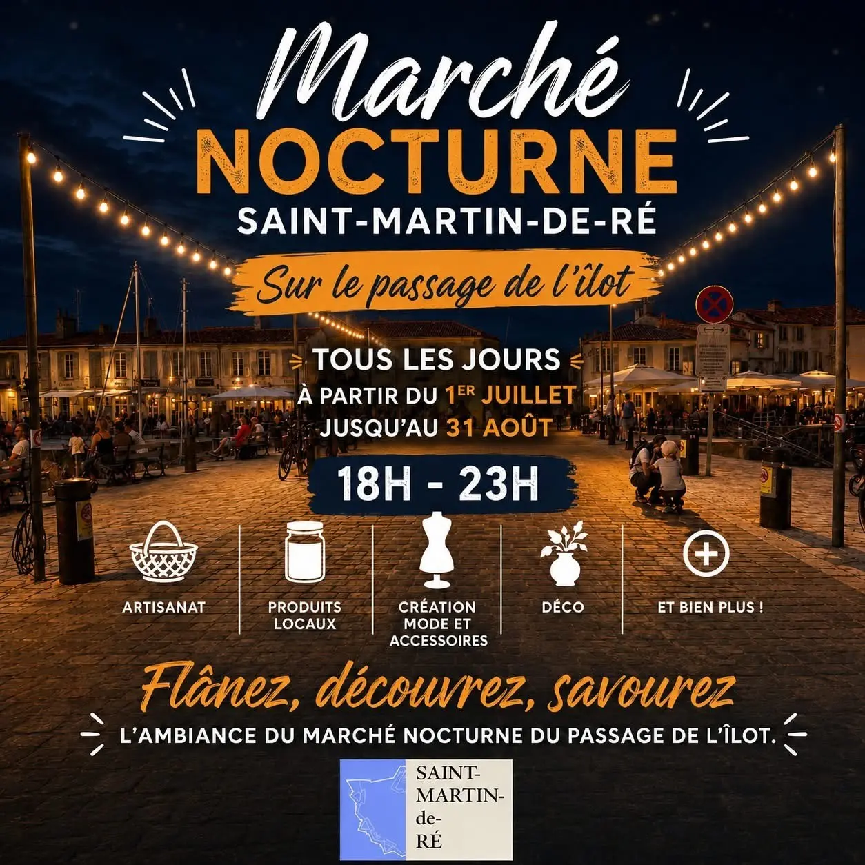 Nächtlicher in Saint-Martin-de-Ré