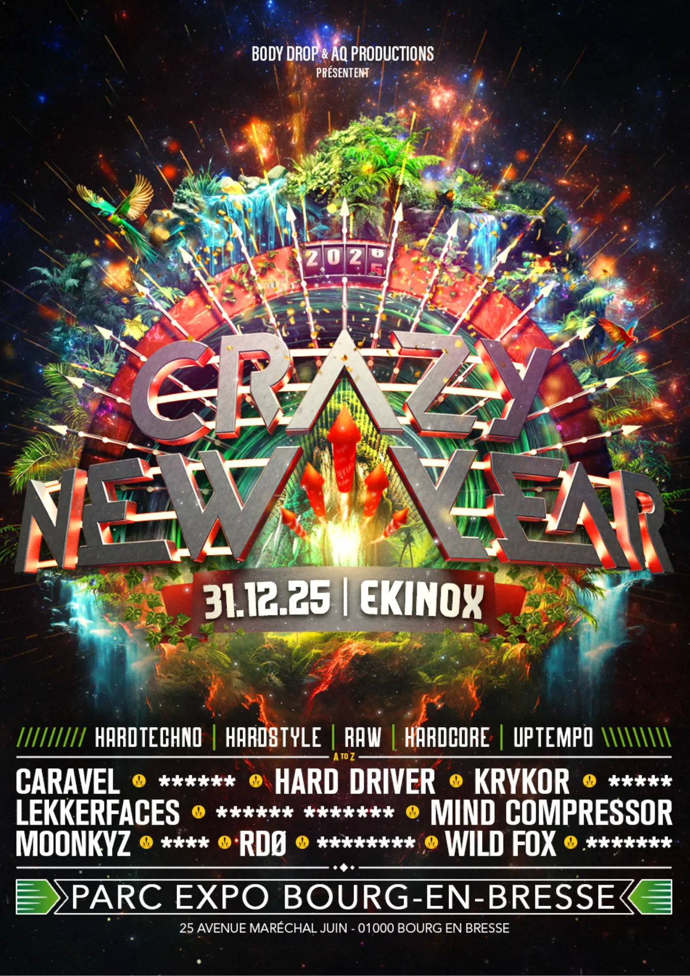 Affiche_Festival du Nouvel An fou_Bourg-en-Bresse