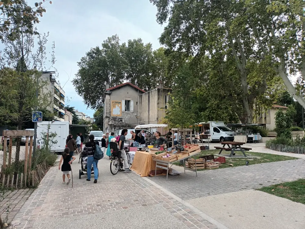 Marché du Square Indochine