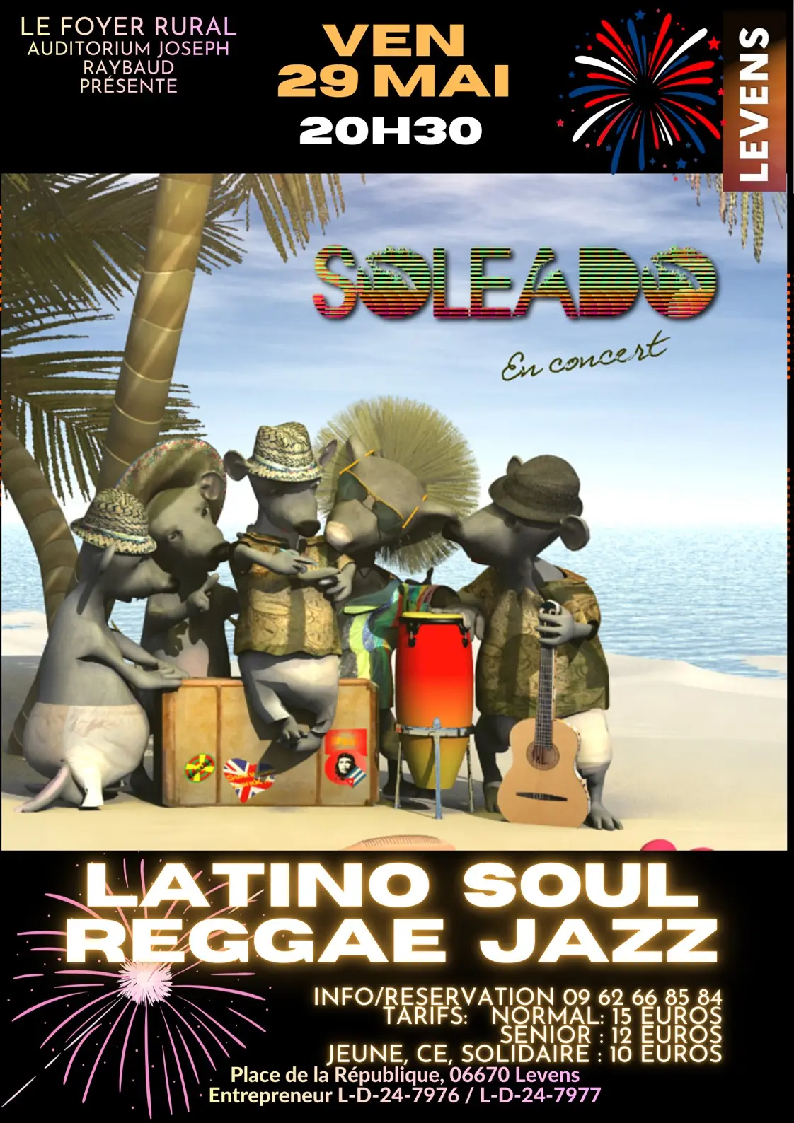 affiche concert soleado