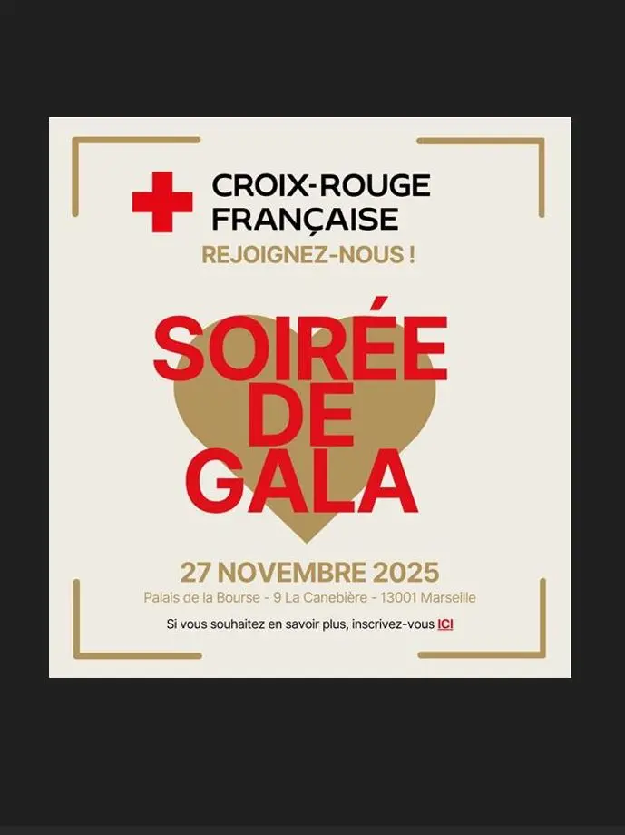 Soirée de Gala de la Croix Rouge Française