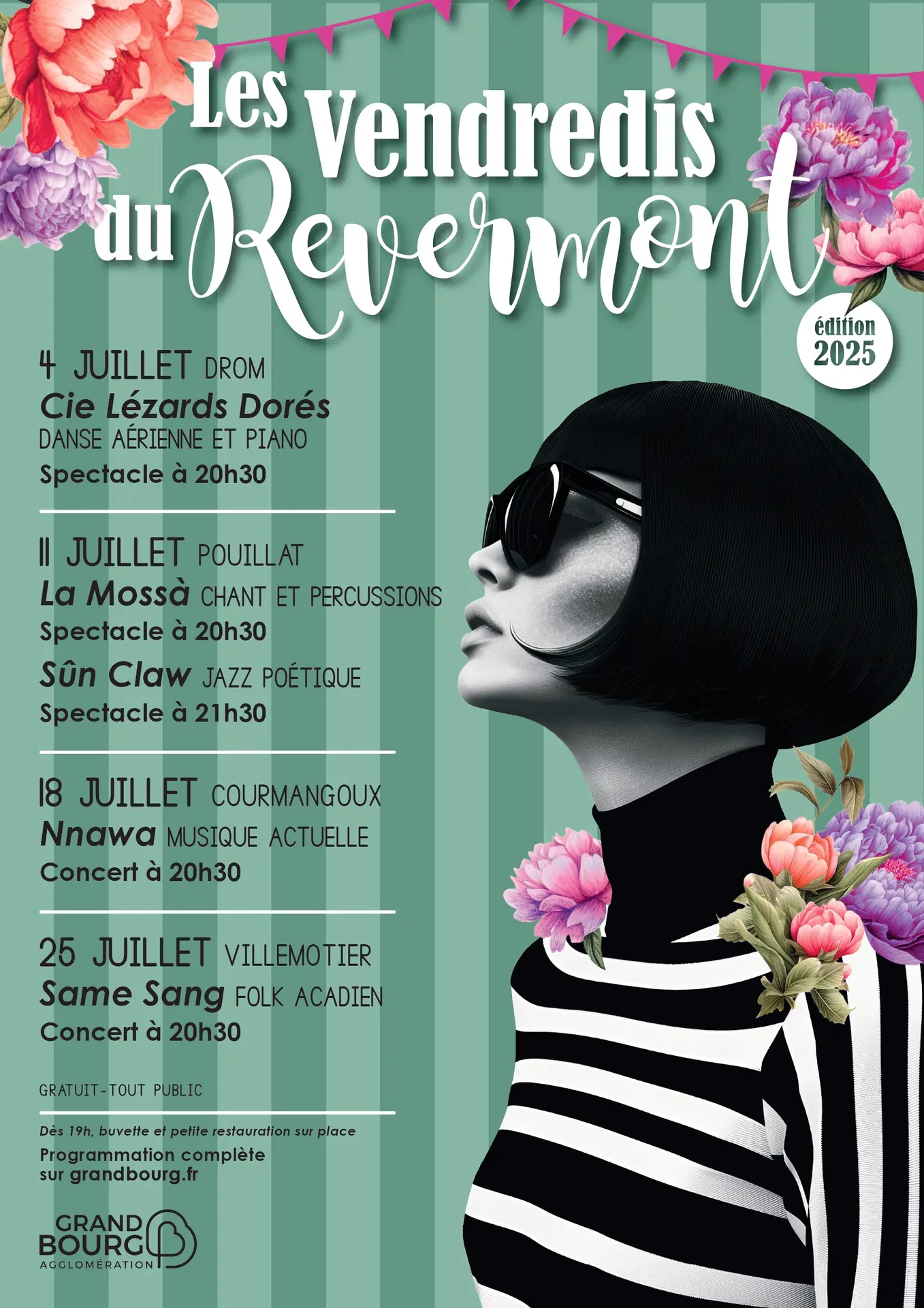 Affiche Vendredis du Revermont 2025
