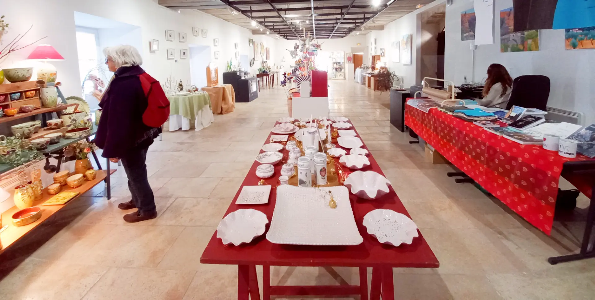 Décembre à Moustiers : expo-vente