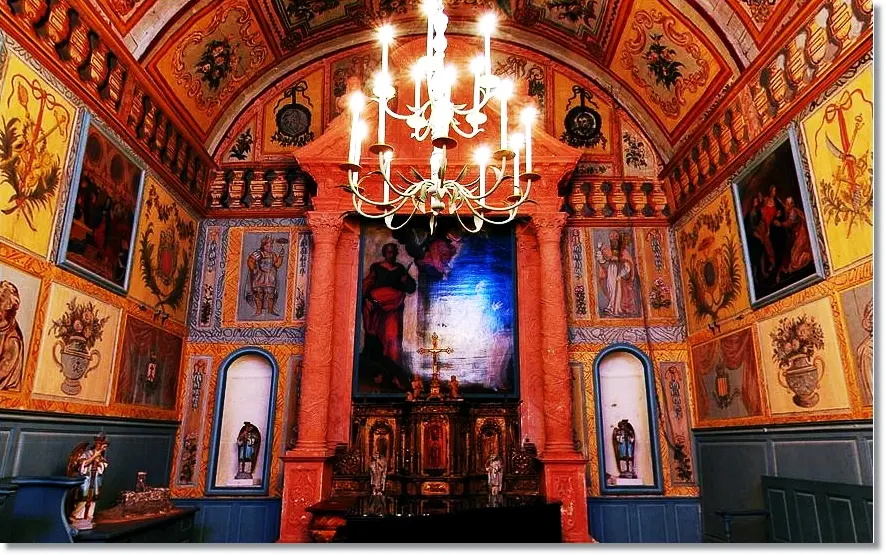 Intérieur classé chapelle St Barthélemy